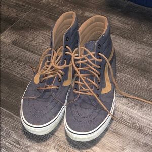 Vans SK8-hi denim and kaki
